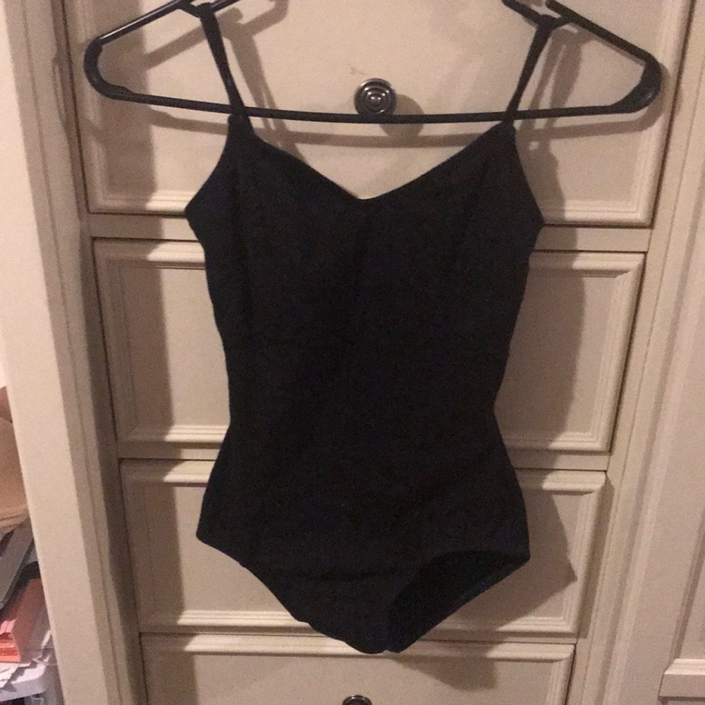 Natalie Dance Wear Black Ballet Leotard Gem